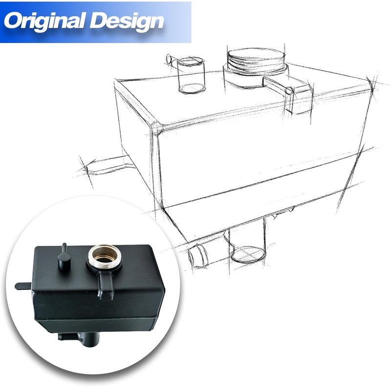 KOKSHELY Aluminum JL Coolant Reservoir Tank Wrangler JL Coolant Reservoir Jeep JL Coolant Reservoir Jeep Wrangler JL 2.0 Coolant Reservoir 2018+ & Gladiator JT Coolant Reservoir Expansion Bottle - Image 2